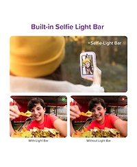 myFirst Camera 50 (Purple) New Ai Editor for Kids, 20MP Photos 1080P Video, Front & Selfie Lens, Birthday Gifts Boys Girls Ages 4-15 Port
