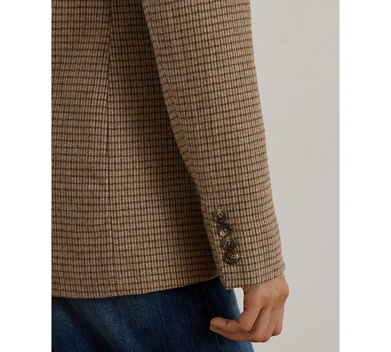 Lauren Ralph Women's Double-Breasted Wool-Blend Twill Blazer