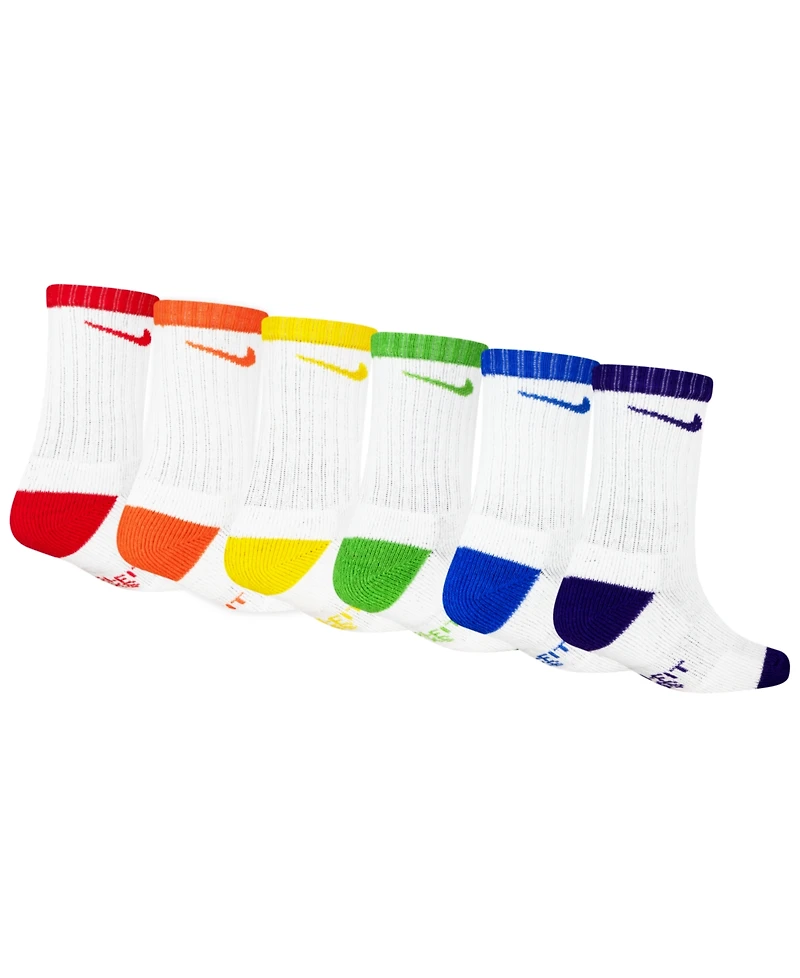 Nike Little Unisex 6-Pack Color Pop Socks