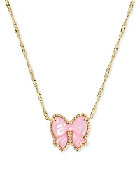 Kendra Scott Haley Bow Short Pendant Necklace, 16" + 3" extender