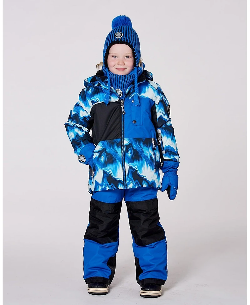 Deux par Big Boys Two-Piece Play Snowsuit Blue