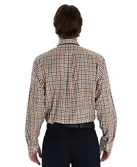 Club Room Men's Fashion Plaid Pattern Poplin Shirt, Macy's Exclusive