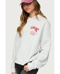 Edikted Women's Feeling Lucky Oversized Hoodie