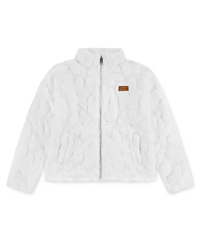 Hurley Big Girls Solid Sherpa Full-Zip Sweatshirt