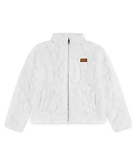 Hurley Big Girls Solid Sherpa Full-Zip Sweatshirt