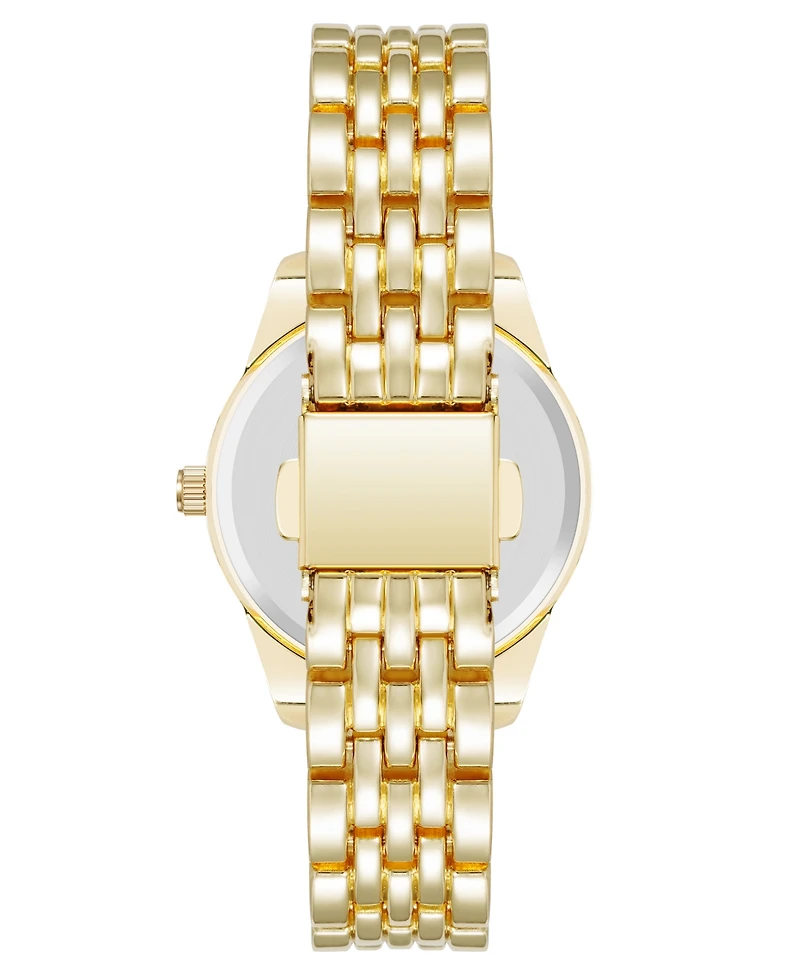 Anne Klein Women's Quartz Gold-Tone Alloy Bracelet Watch, 30mm