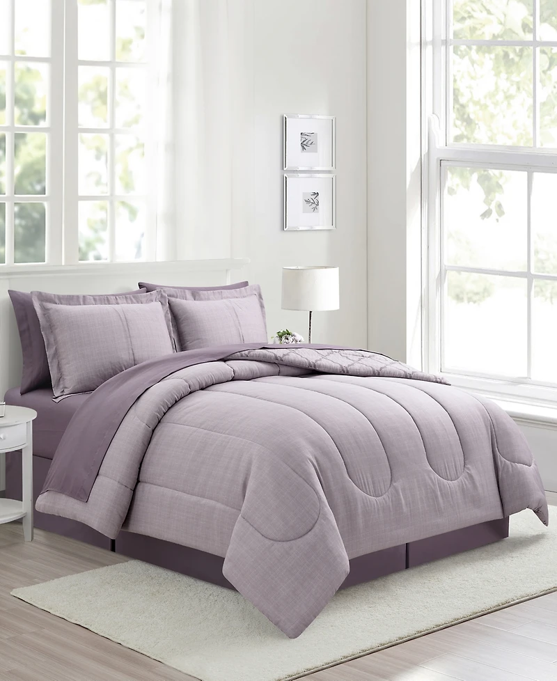 Sunham Belvedere Reversible 8-Pc. Comforter Sets