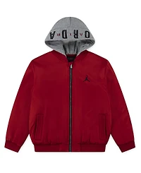 Jordan Boys 2T-7 Big Logo Hooded Bomber Jacket