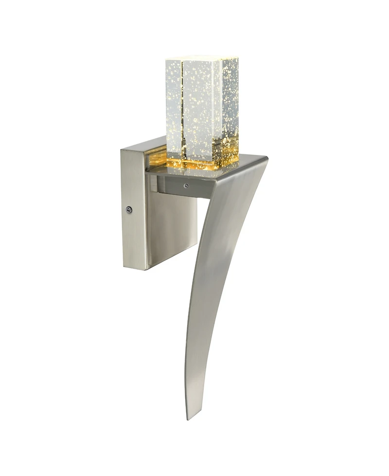 Cwi Lighting 16" Metal Catania Led Integrated Wall Light