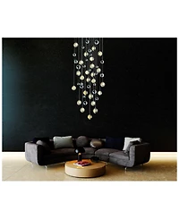 Cwi Lighting 89" Metal Salvador Led Integrated Chandelier