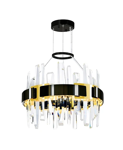 Cwi Lighting 26" Metal Aya Led Integrated Chandelier