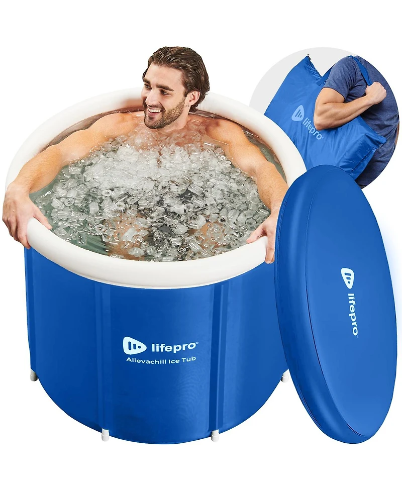 Lifepro Portable Ice Bath Tub with Lid and Storage Bag