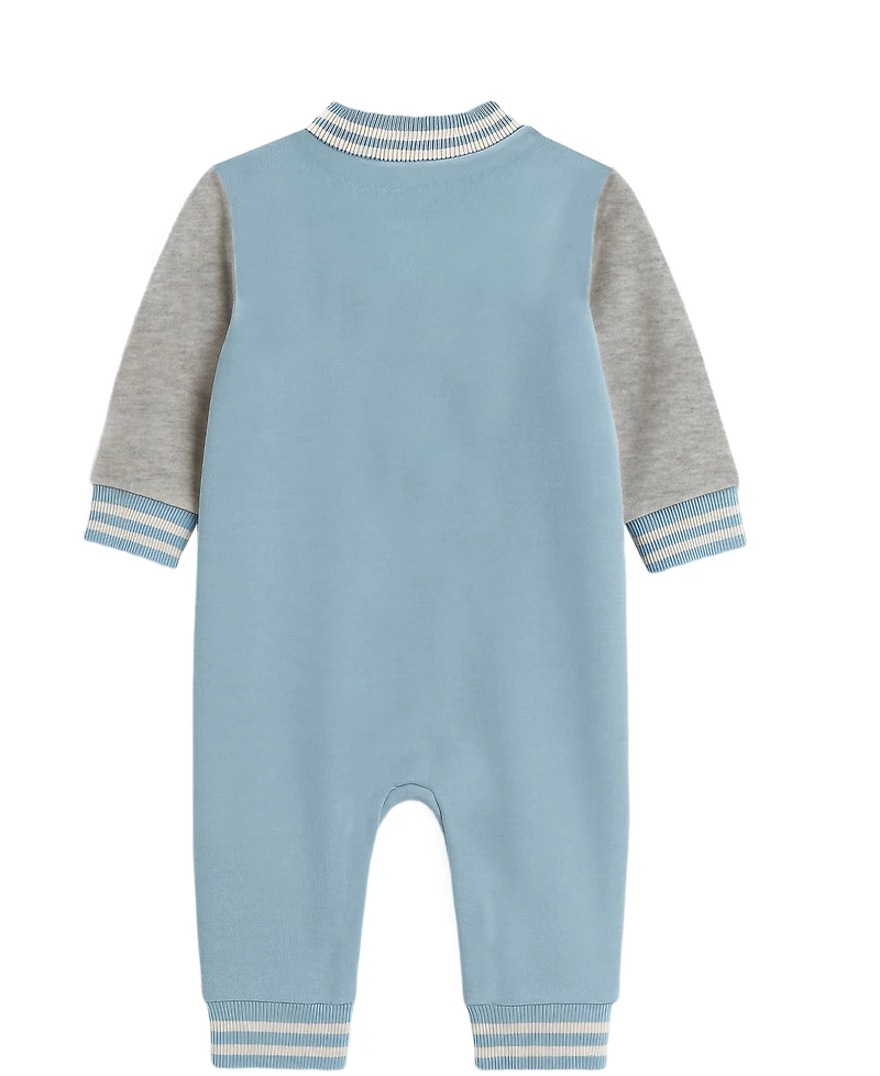 Disney Baby Boys Mickey Mouse Varsity Fleece Coverall