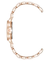 Anne Klein Women's Quartz Essential Rose Gold-Tone Metal Alloy Watch, 34mm