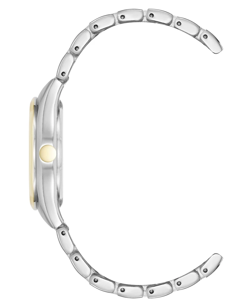 Anne Klein Women's Quartz Easy-to-Read Silver-Tone and Gold-Tone Metal Alloy Watch, 34mm