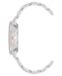 Anne Klein Women's Quartz Premium Gray and Two-Tone Metal Alloy Watch, 35mm