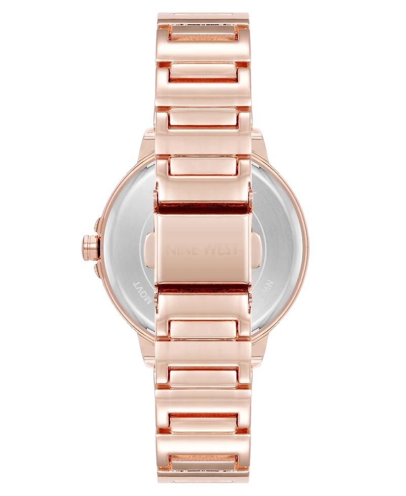 Anne Klein Women's Quartz Classic Rose Gold-Tone Metal Alloy Watch, 35mm