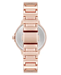 Anne Klein Women's Quartz Classic Rose Gold-Tone Metal Alloy Watch, 35mm
