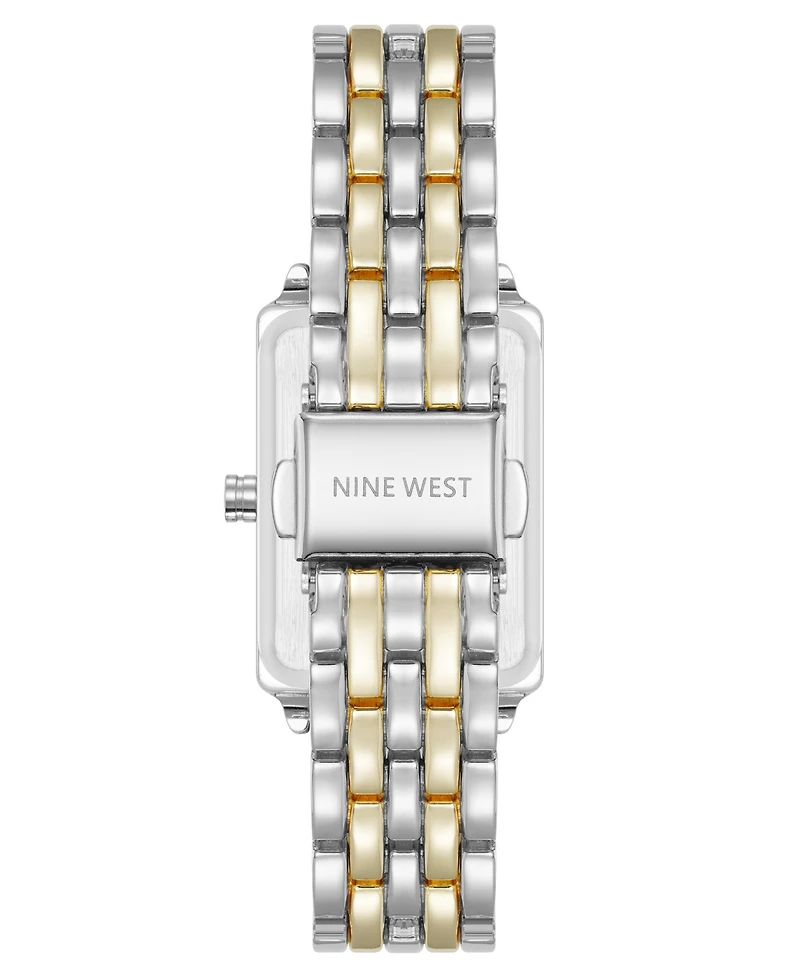 Anne Klein Women's Quartz Casual Silver-Tone and Gold-Tone Metal Alloy Watch, 23mm
