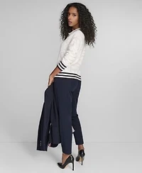 Tommy Hilfiger Womens Sloane Slim Leg Ankle Pants Sloane Slim Leg Ankle Pants