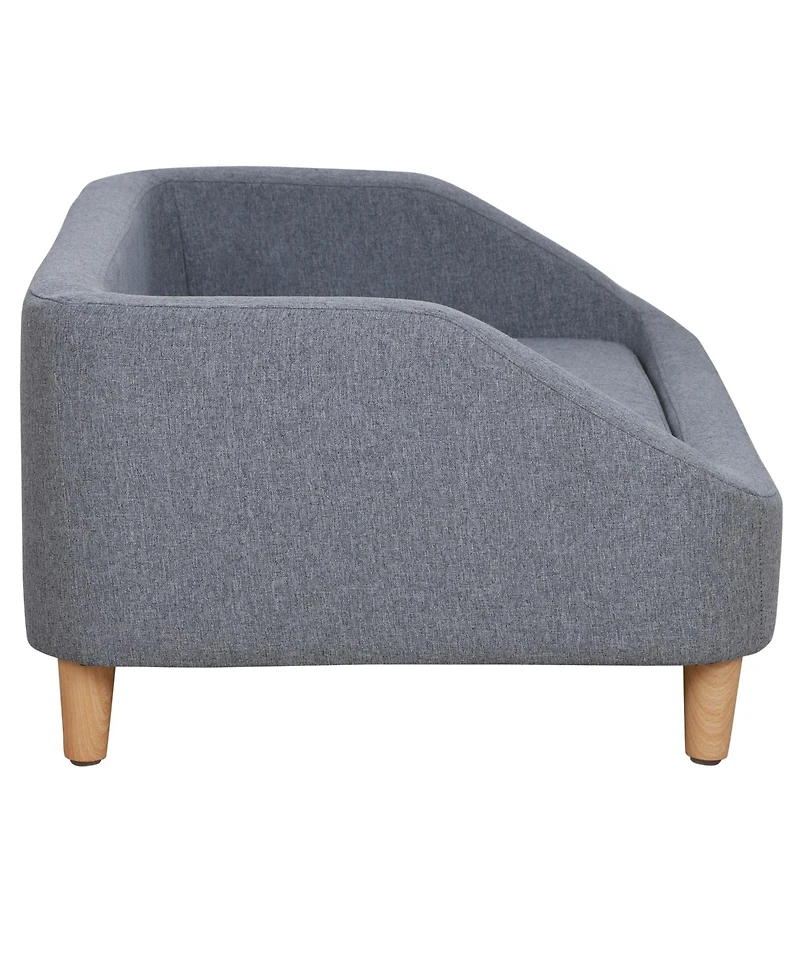 PawHut 38" Elevated Dog Sofa for Dogs Up to 55 lbs,