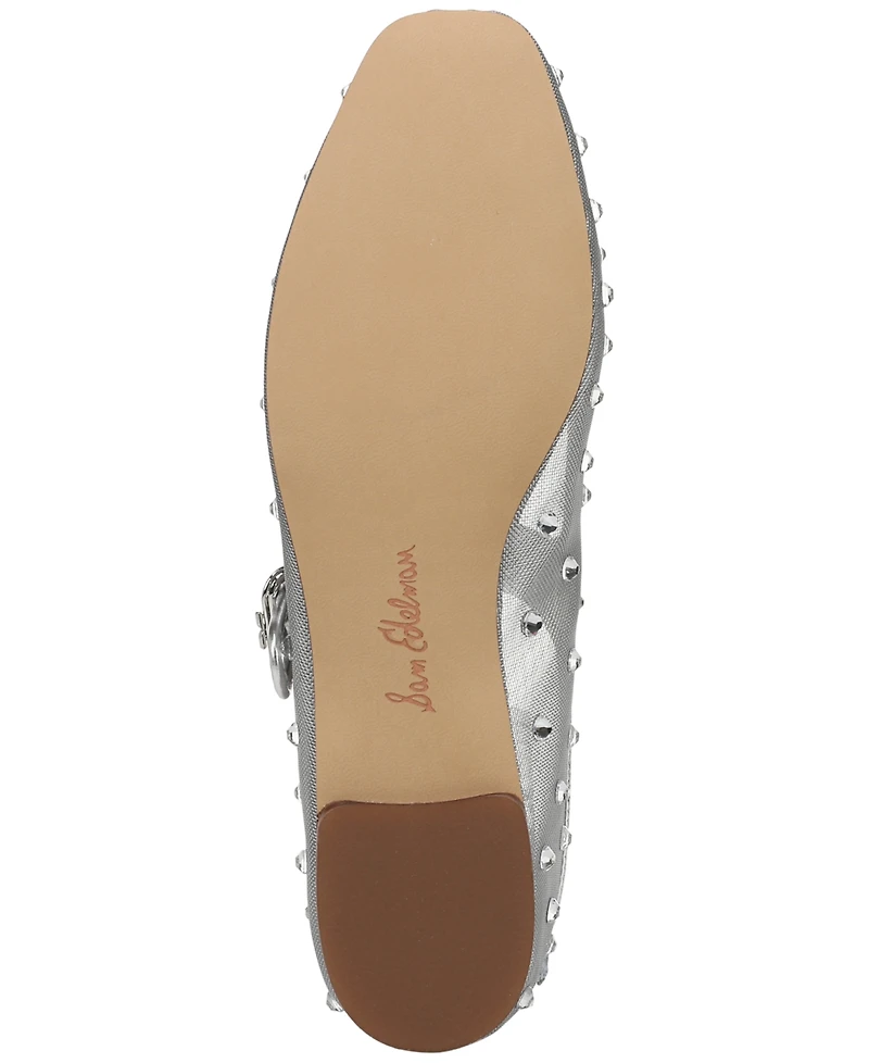 Sam Edelman Women's Michaela Shine Mary Jane Flats