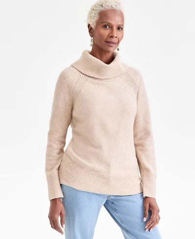 Style & Co Women's Cowl-Neck Tunic Sweater, Macy's Exclusive