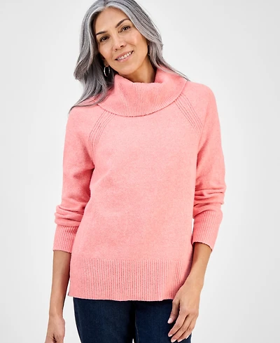 Style & Co Women's Cowl-Neck Tunic Sweater, Macy's Exclusive