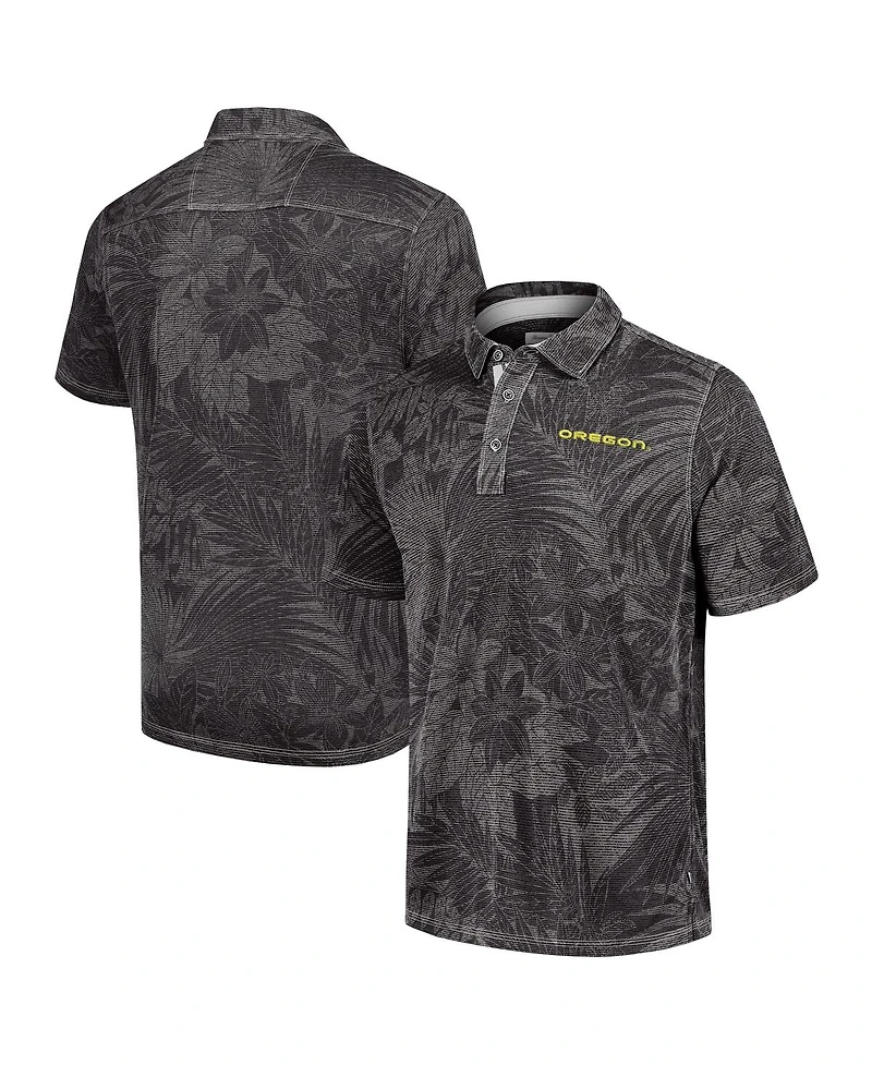 Tommy Bahama Men's Black Oregon Ducks Sport Santiago Paradise Polo Shirt