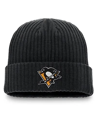 Fanatics Men's Black Pittsburgh Penguins Component Cuffed Knit Hat