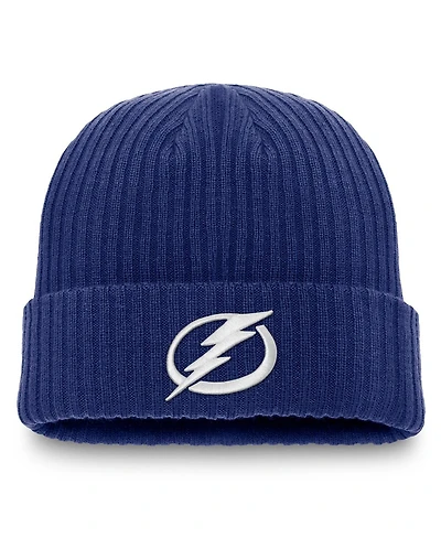 Fanatics Men's Blue Tampa Bay Lightning Component Cuffed Knit Hat