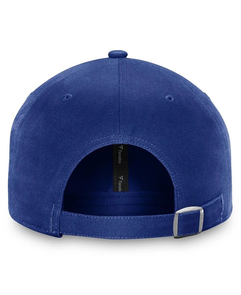 Fanatics Men's Royal Edmonton Oilers Core Primary Logo Adjustable Hat