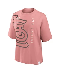 Nike Women's Pink St. Louis Cardinals Statement Boxy T-Shirt