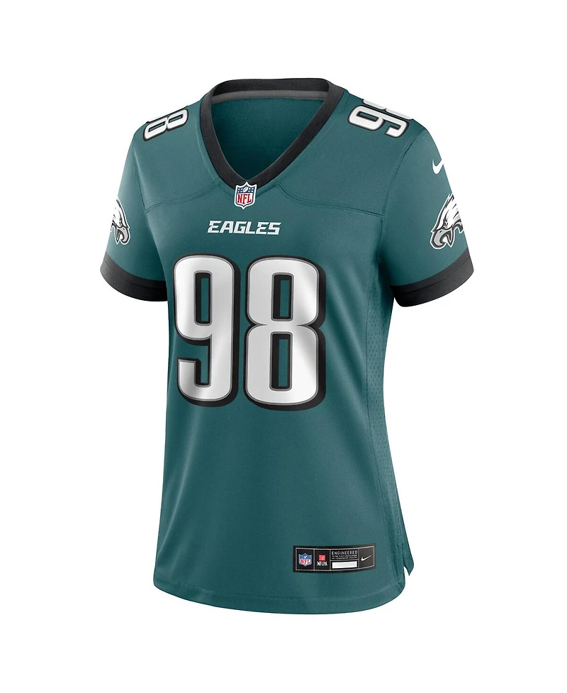 Nike Women's Jalen Carter Midnight Green Philadelphia Eagles Team Game Jersey