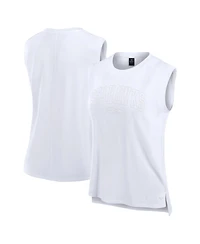 Fanatics Women's White Seattle Seahawks Studio Gym Tank Top