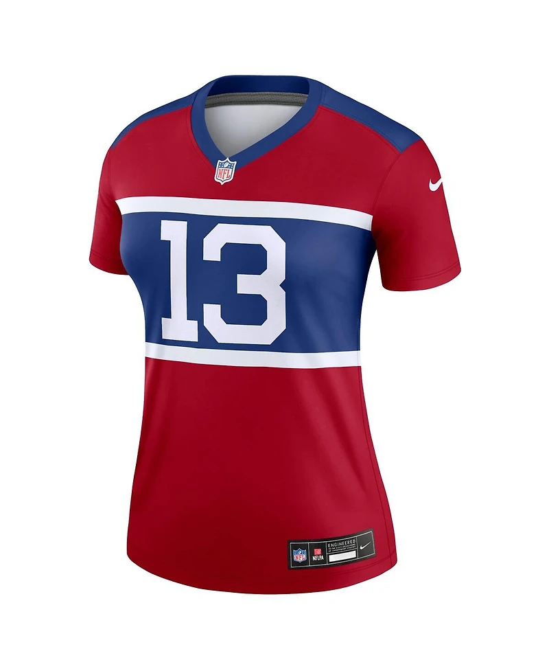 Nike Women's Jalin Hyatt Red New York Giants Alternate Legend Player Performance Top