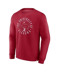 Fanatics Men's Crimson Alabama Tide Destination Pullover Sweatshirt