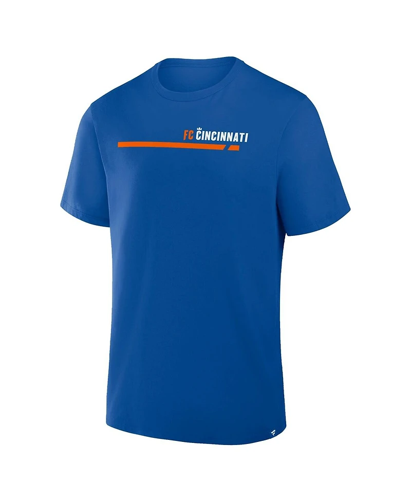 Fanatics Men's Blue Fc Cincinnati Corner Kick Legacy T-Shirt