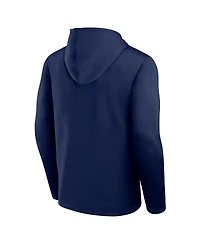 Logo Athletic Men's Navy Denver Broncos Head Start Pullover Hoodie