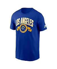 Nike Men's Royal Los Angeles Rams Rewind Front and Back Hit Essential T-Shirt