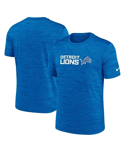 Nike Men's Blue Detroit Lions Big Tall Primetime Reverse Play Velocity Performance T-Shirt