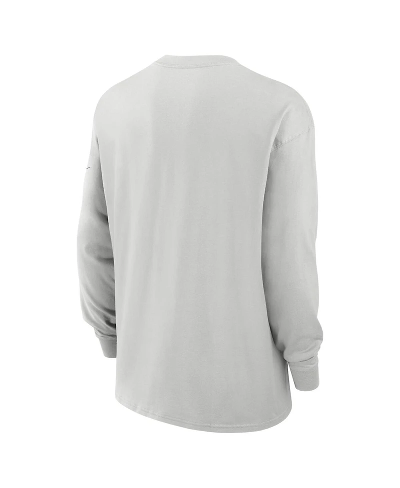 Nike Men's Gray Philadelphia Eagles Essential Heavy Max90 Long Sleeve T-Shirt