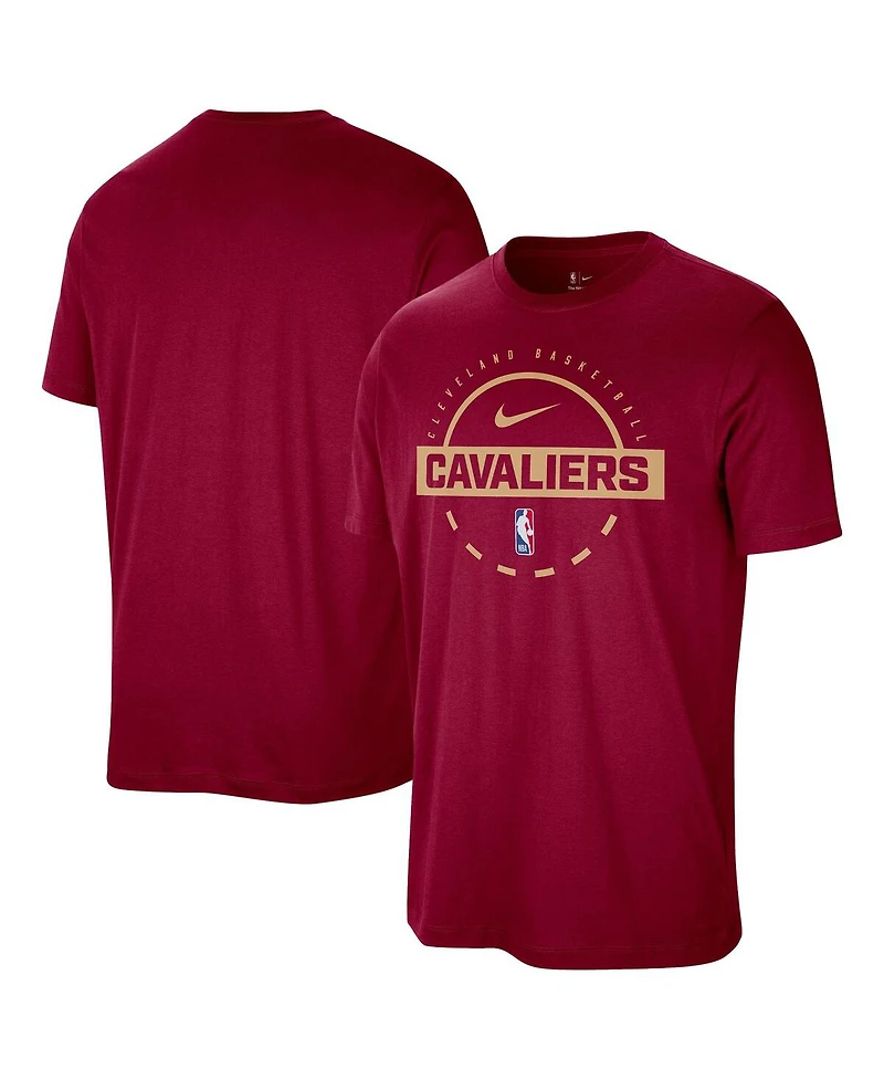 Nike Men's Wine Cleveland Cavaliers Authentic Practice T-Shirt
