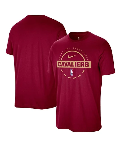 Nike Men's Wine Cleveland Cavaliers Authentic Practice T-Shirt