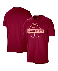 Nike Men's Wine Cleveland Cavaliers Authentic Practice T-Shirt