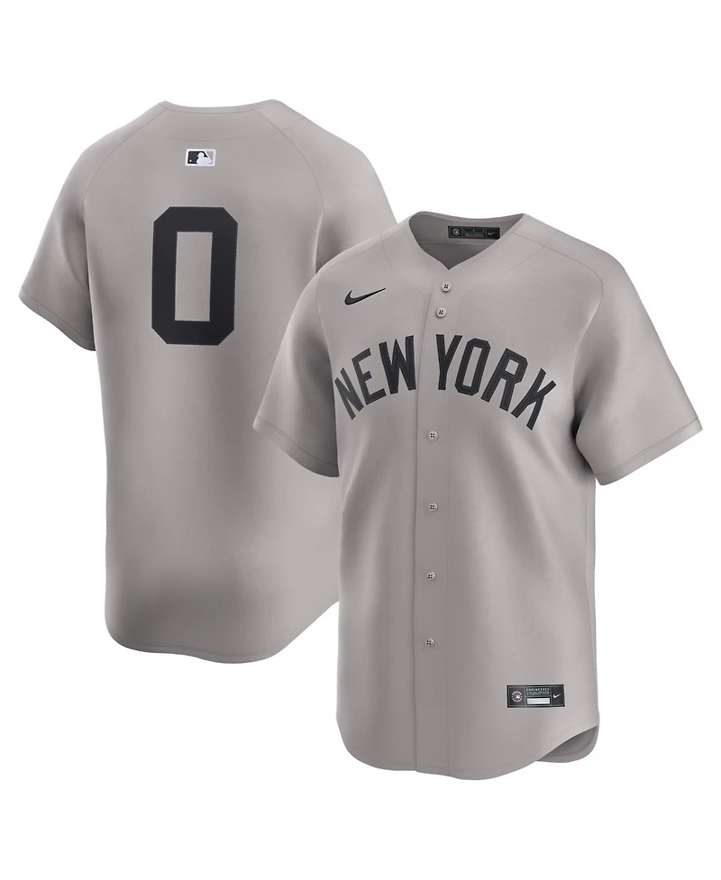 Nike Men's Marcus Stroman Gray New York Yankees Road Limited Player Jersey