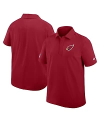 Nike Men's Cardinal Arizona Cardinals Sideline City Pride Woven Performance Polo Shirt