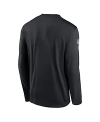 Nike Men's Black Atlanta Falcons Legend Small Logo Performance Long Sleeve T-Shirt