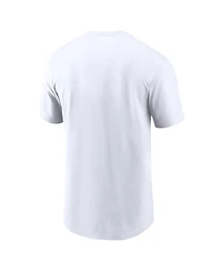 Nike Men's White Athletics Script T-Shirt
