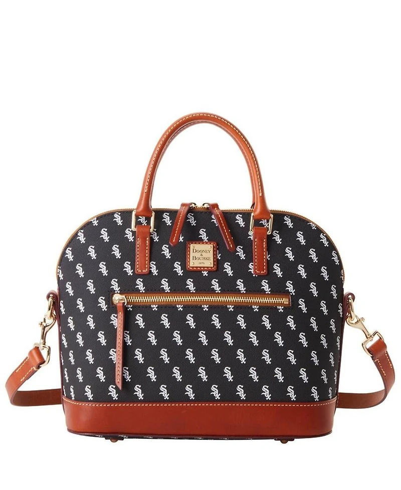 Dooney & Bourke Chicago White Sox Signature Domed Zip Satchel Purse
